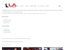 Tablet Screenshot of ladance.co.uk